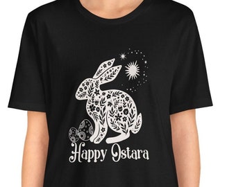 Ostara hare shirt, spring equinox moon, pagan festival, witchcraft, pagan witch gift, ostara goddess rituals, pagan, Celtic, Wicca, Easter