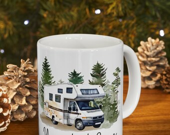 Personalisierter Reisemobil Becher, Camping Becher, rv Geschenk, benutzerdefinierte van Becher, Road Trip Geschenk, Aquarell Freizeit Fahrzeug mobil Haus, Camper