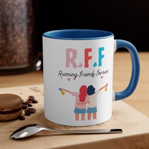 Mug Run Buddy, cadeau meilleur ami, RFF, mug Running Friend, BFF, cadeau Bestie, amitié, tasse à café décorative, 11 oz