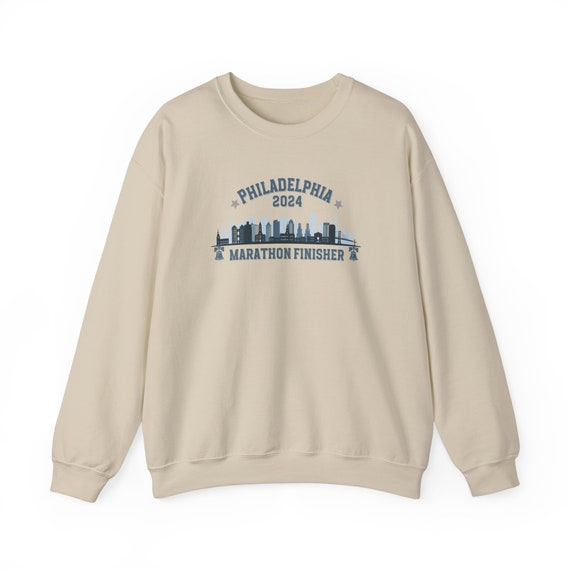 Philadelphia Marathoner Sweatshirt Marathon Sweatshirt Marathon Training Running Gifts Finisher Gift Run Buddy Philly Sweater Etsy