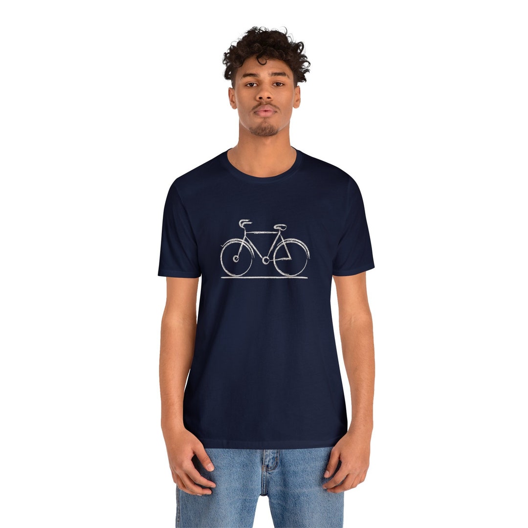 Minimalist Bicycle Tshirt, Cycling Clothes, Cycling Clothes, Cyclist