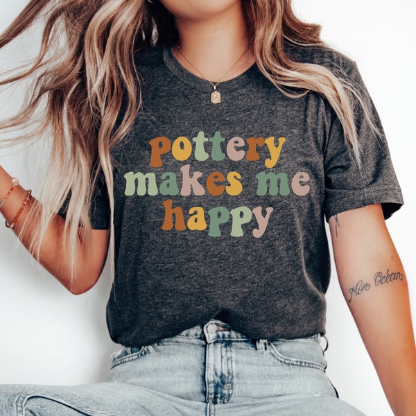 I Love Heart Pottery Funny T-Shirt