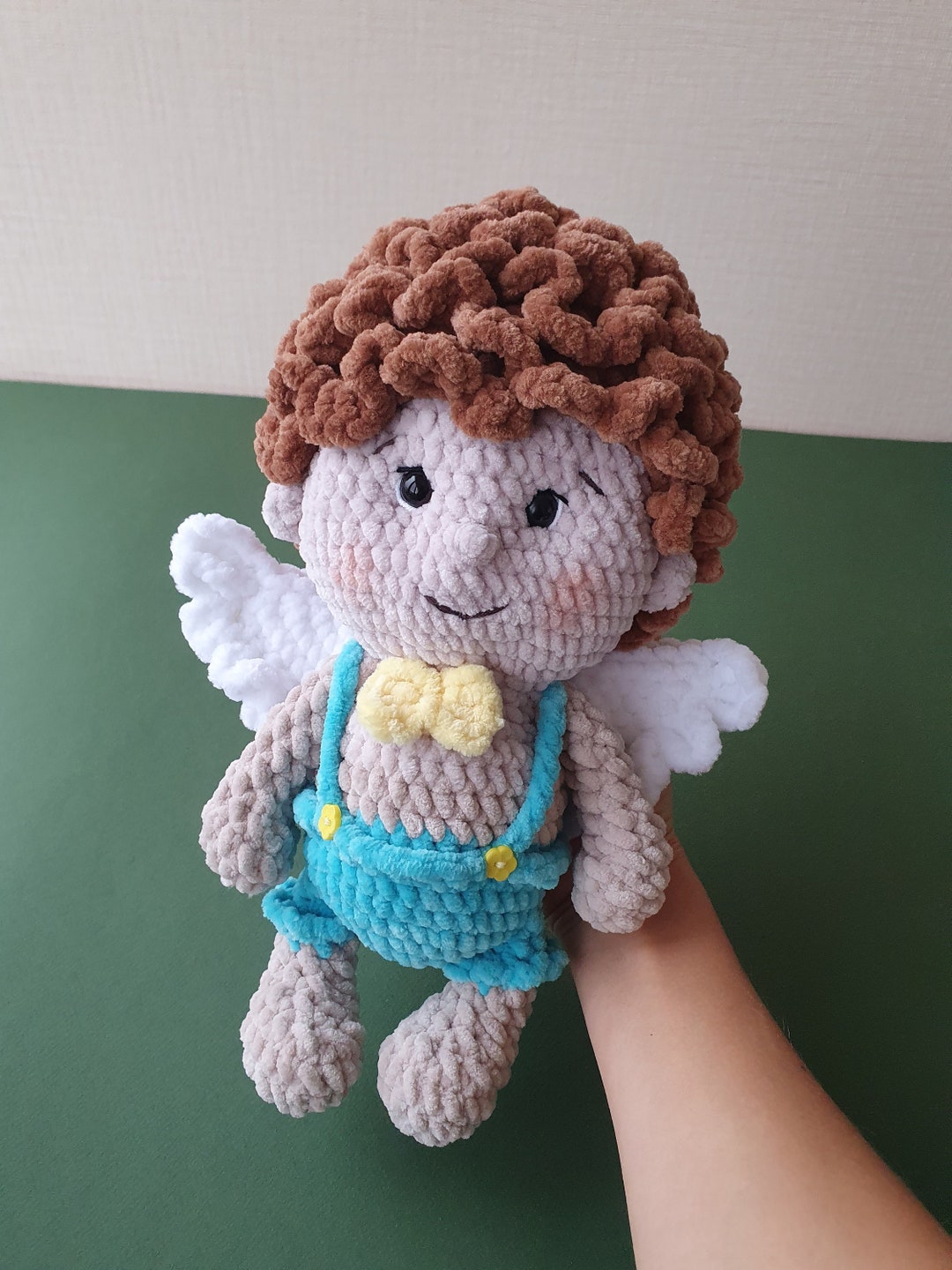 Angel Crochet Toy Amigurumi Cupidon Crochet Angel - Etsy