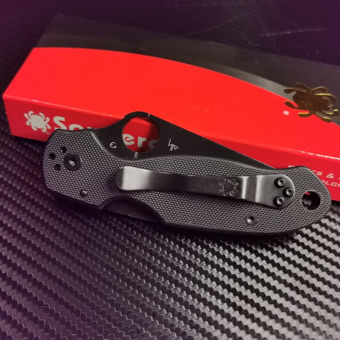 Knife SPYDERCO Pocket Knife CPM S30V Golden Colorado Tourist - Etsy