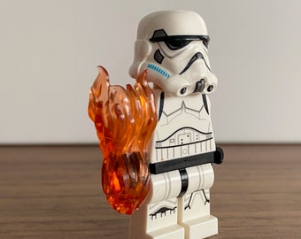 Custom fire fist energy effect for Lego minifigure l minifigure is not included