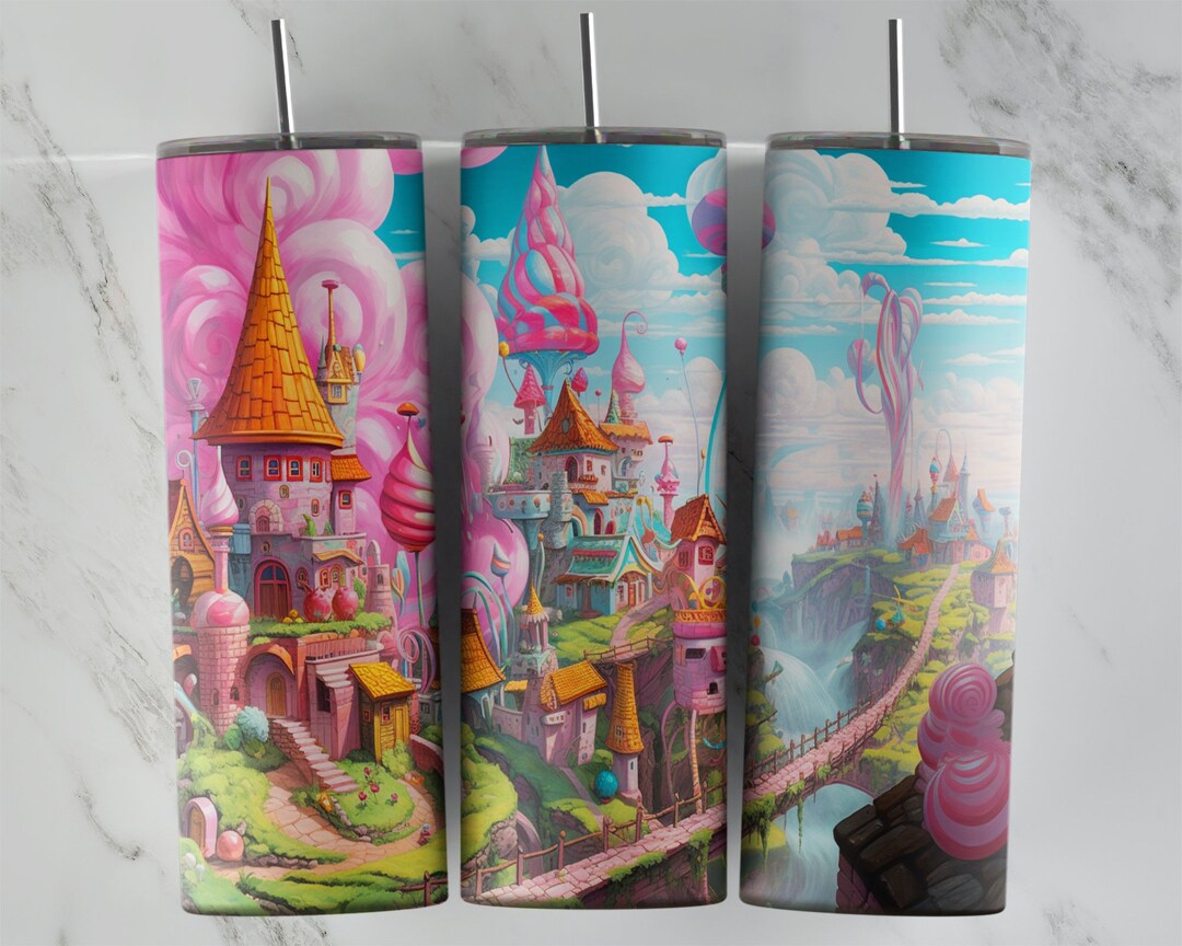 Vast Candyland Png Tumbler Wrap Sublimation Design Skinny Etsy