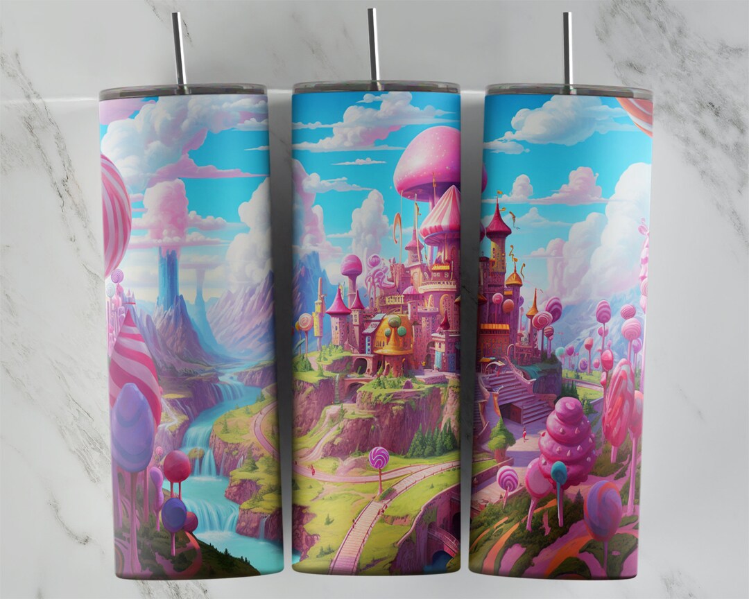 Vast Candyland Png Tumbler Wrap Sublimation Design Skinny Etsy