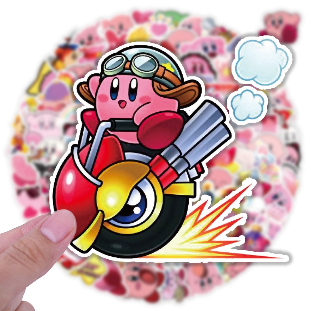 10/50/100 Kirby Stickers Gift for Video Game Fans Etsy