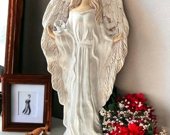 Handmade Angel Figurine - Anniversary Gift Or Home Decoration Mother's Day Figurine Angel Sculpture - Exceptional Gift