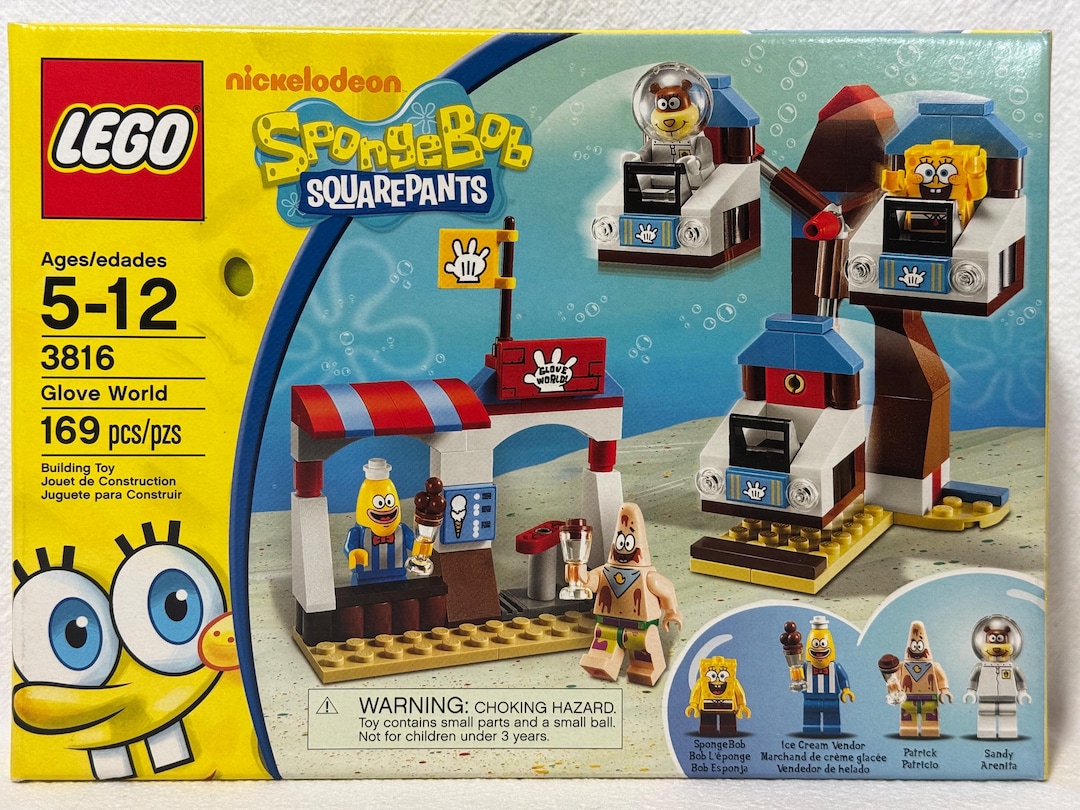 Arenita Lego Bob Esponja Instrucciones Lego 3816 Bob Esponja