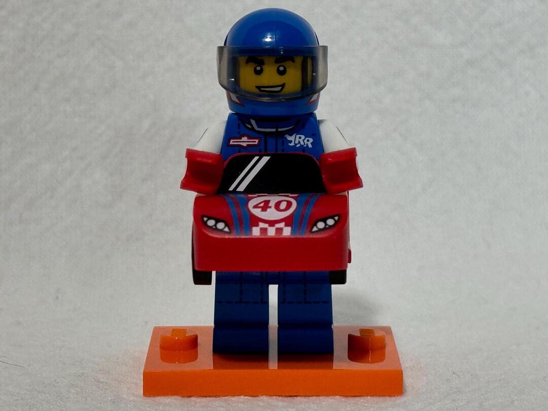 Lego Race Car Guy Costume Minifigure 71021-13 CMF Series 18, Retired ...