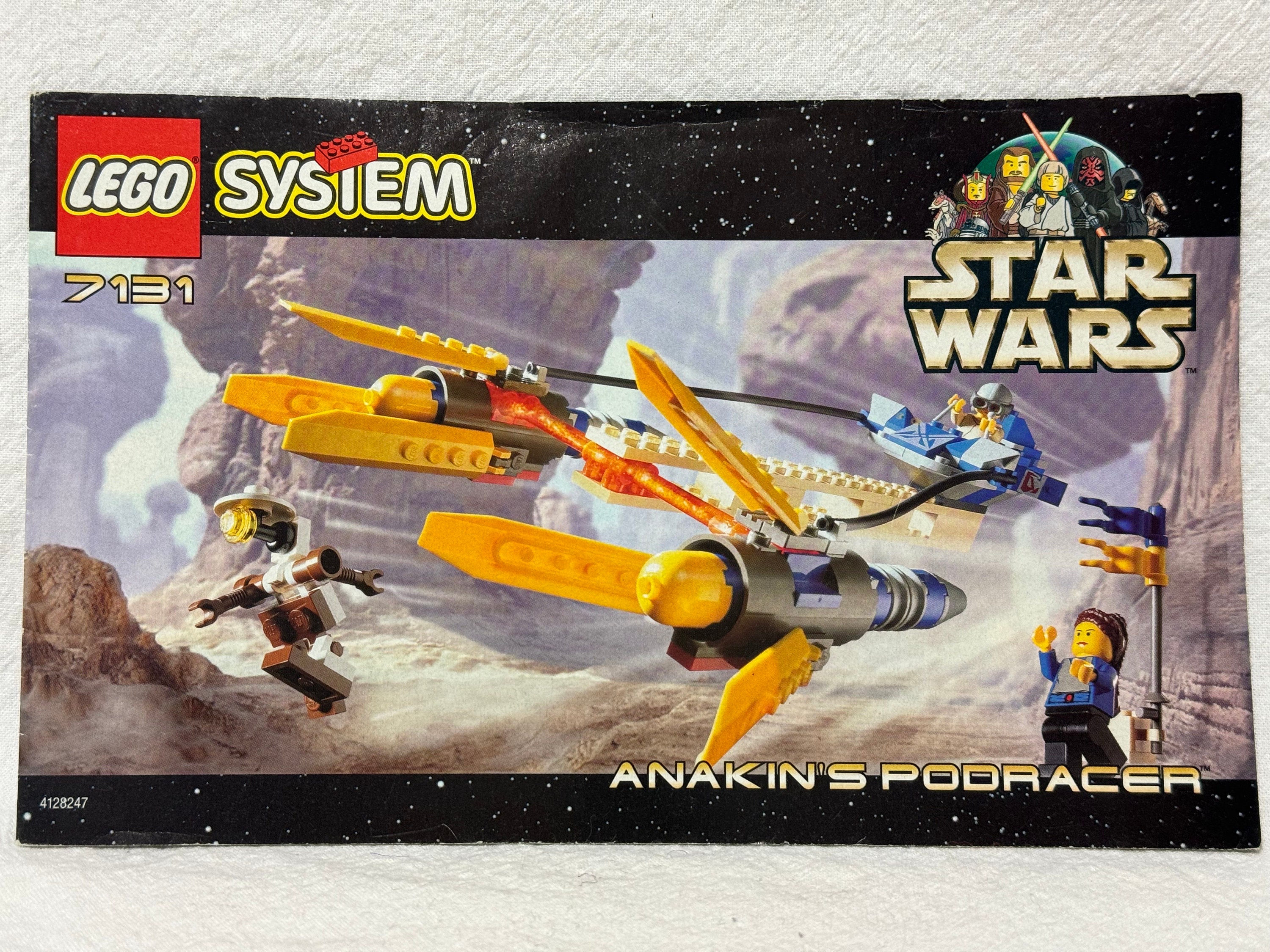 Lego 7131 Star Wars Anakin s Podracer Pre owned Complete Build With Instructions MISSING PADME MINIFIGURE Retired 1999 Fast Shipping Etsy Australia