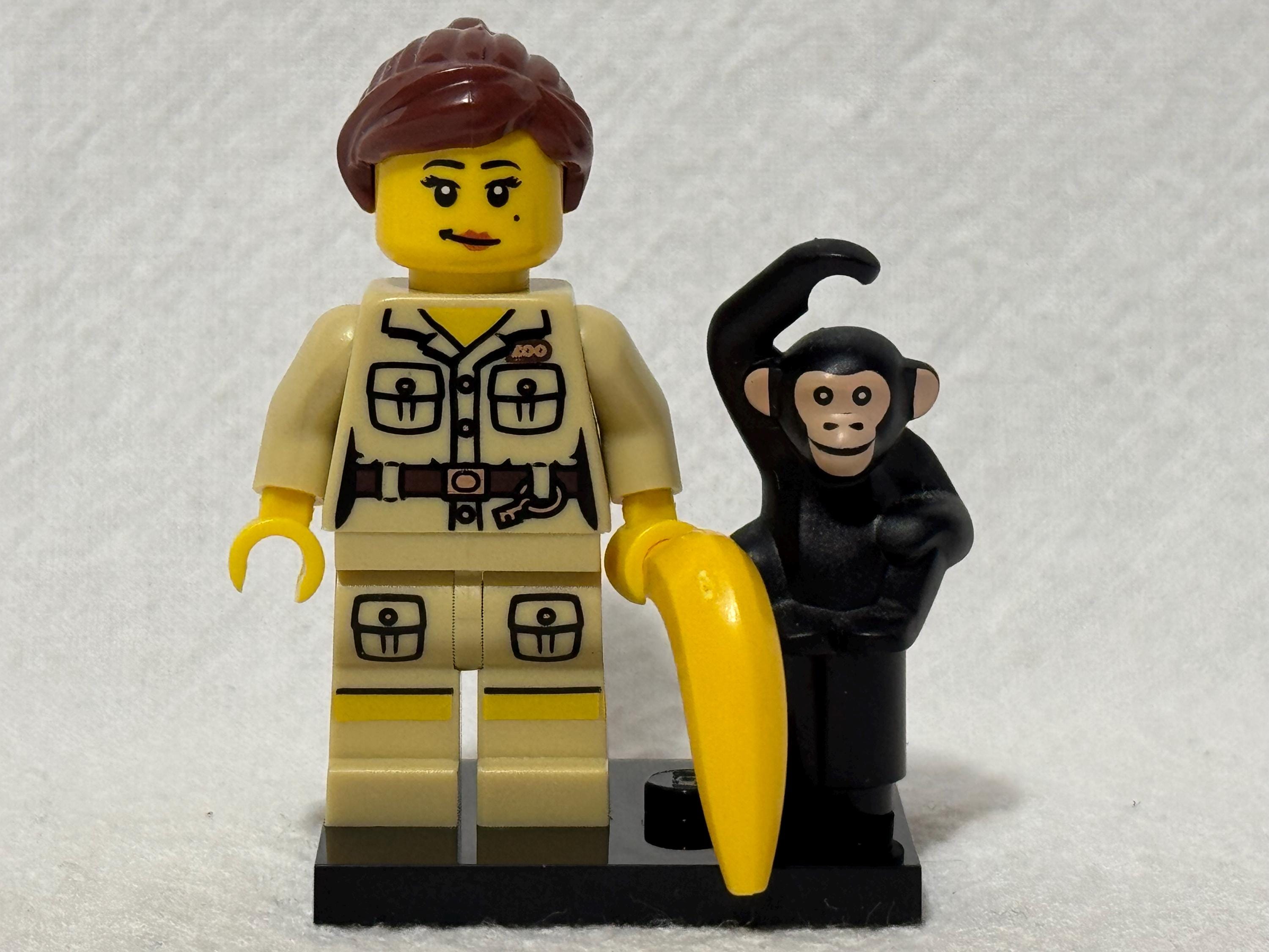 Lego Zookeeper With Monkey Minifigure, 8805-7 CMF Series 5