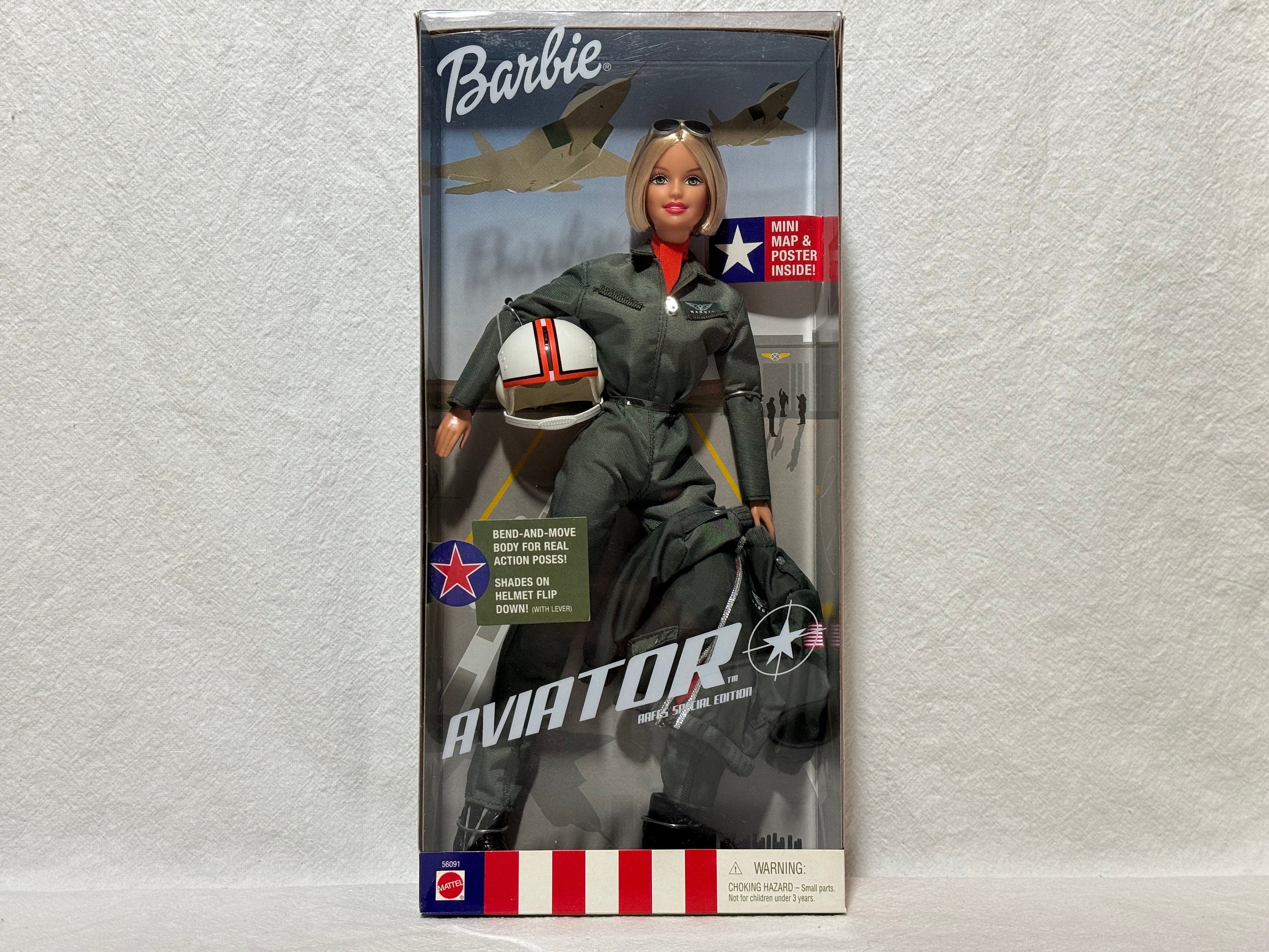 Rare Vintage Barbie Doll Aviator AAFES 2001 Special Edition
