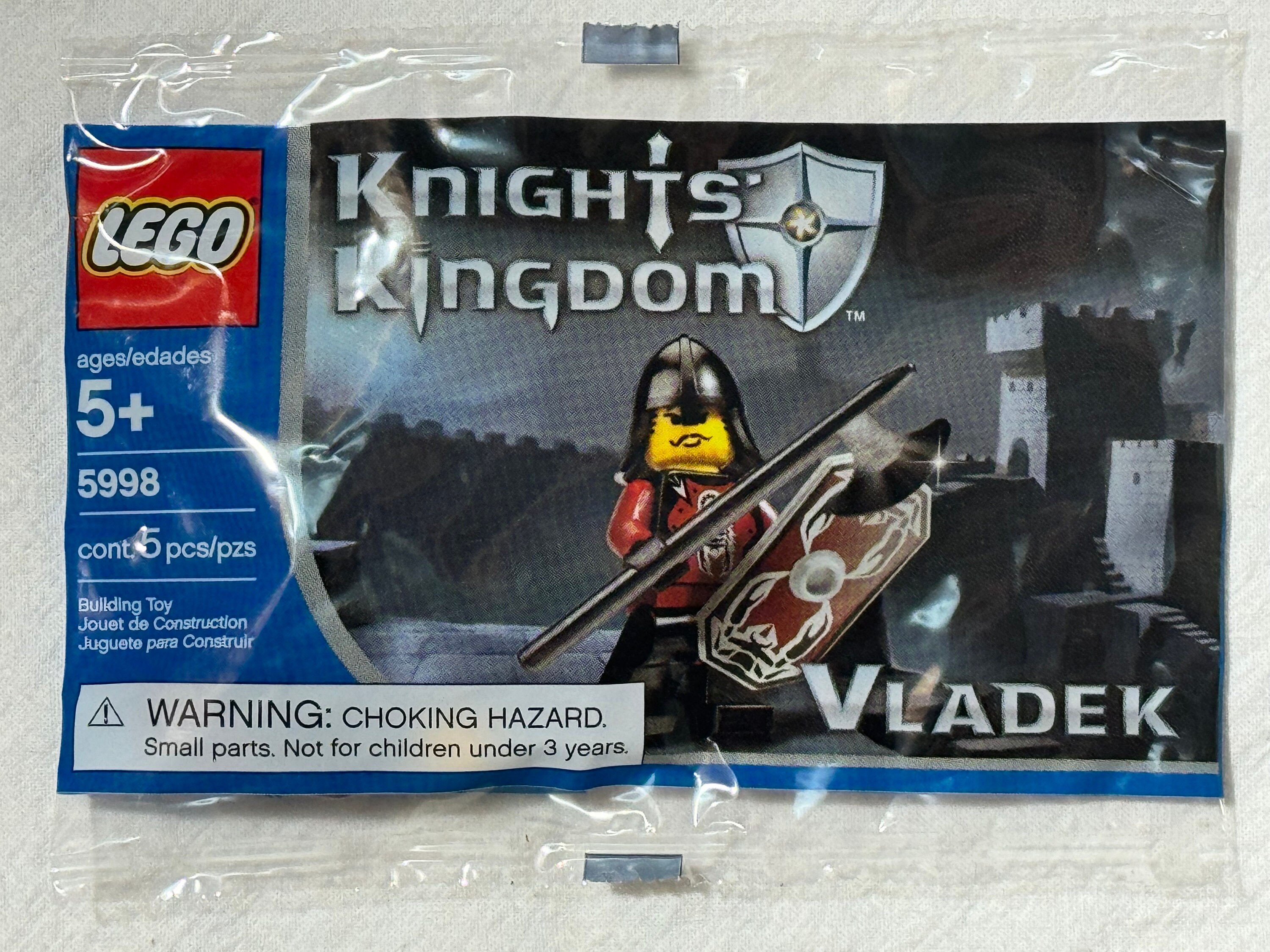 Lego Castle 5998 Vladek Knights Kingdom, 5 Pieces Minifigure