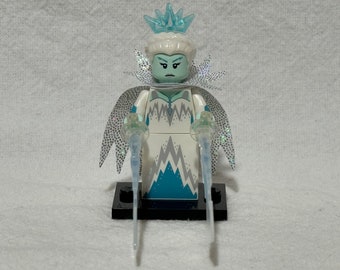 Lego CMF 71013 1 Series 16 Ice Queen Minifigure Retired Complete With Foil Pack Accessories Stand Instruction Sheet Mint Condition Fast Etsy Denmark