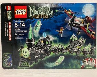 strop Billy ged strop Lego Monster Fighters the Ghost Train 9467 Preowned 741 Pieces - Etsy