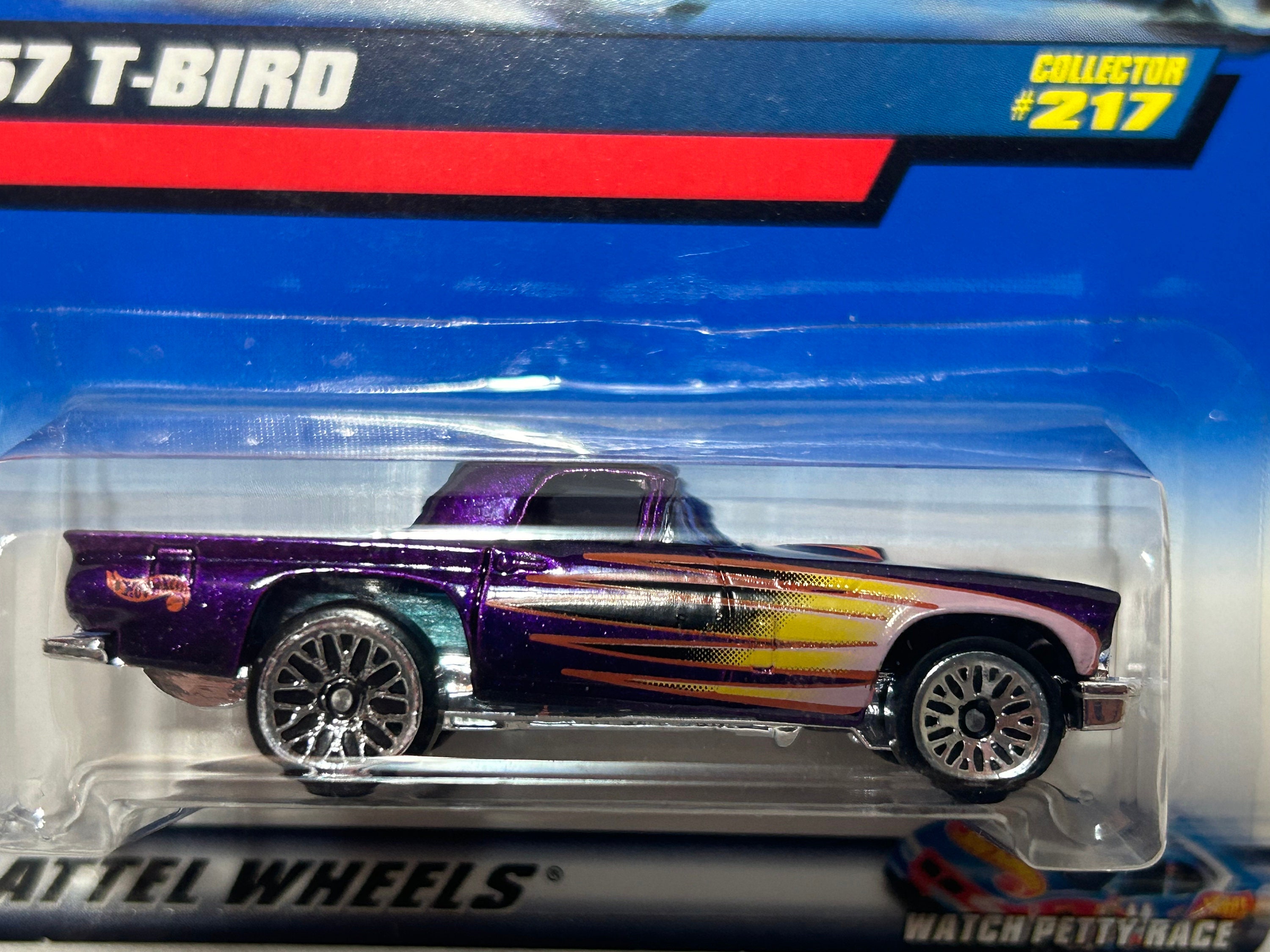 Hot Wheels Yellow 57 T-Bird Hong Kong 1977 1957 Ford