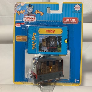 Thomas & Friends Rare Limited Edition Shiny Metallic Toby Take Along Die-Cast Metal Train LC76004, New in Box Factory Sealed Packaging