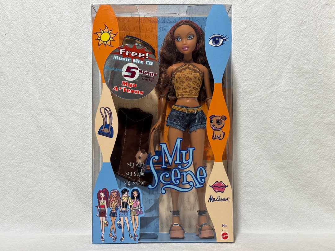 Barbie my scene madison doll blue outfits hotsell