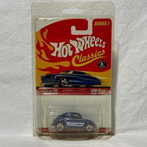 Hot Wheels Classics Series 2 Chrome White VW Bug Convertible 21 of