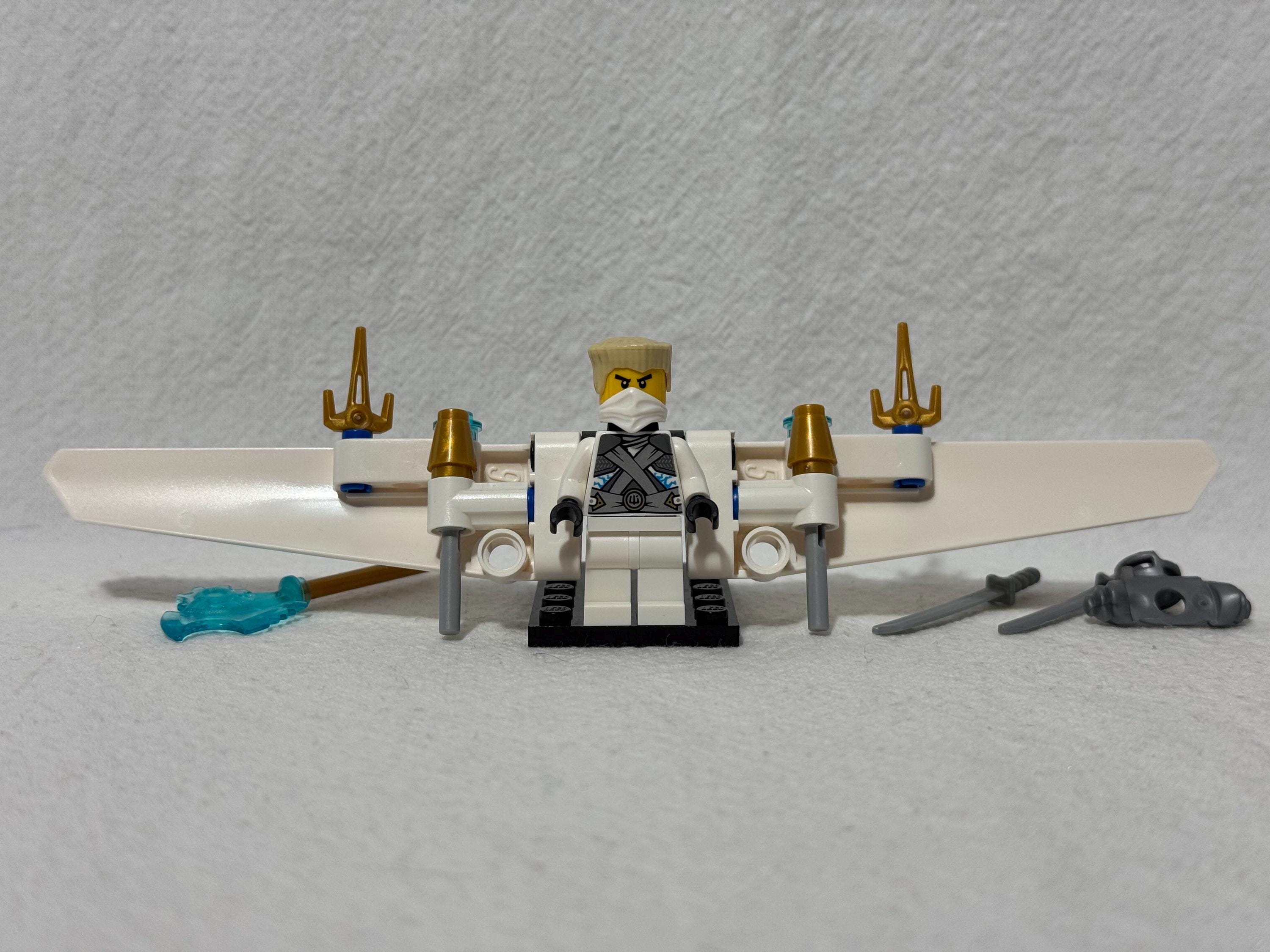 Lego Ninjago Zane Minifigure NJO106 White Ninja W/ Glider