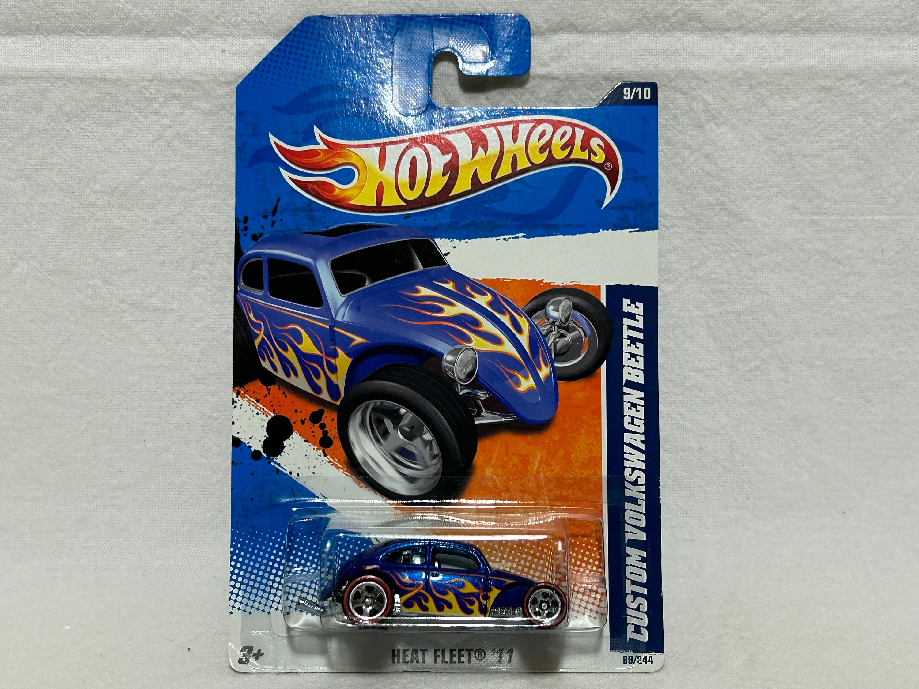 Hot Wheels Custom Volkswagen Beetle Heat Fleet Redline