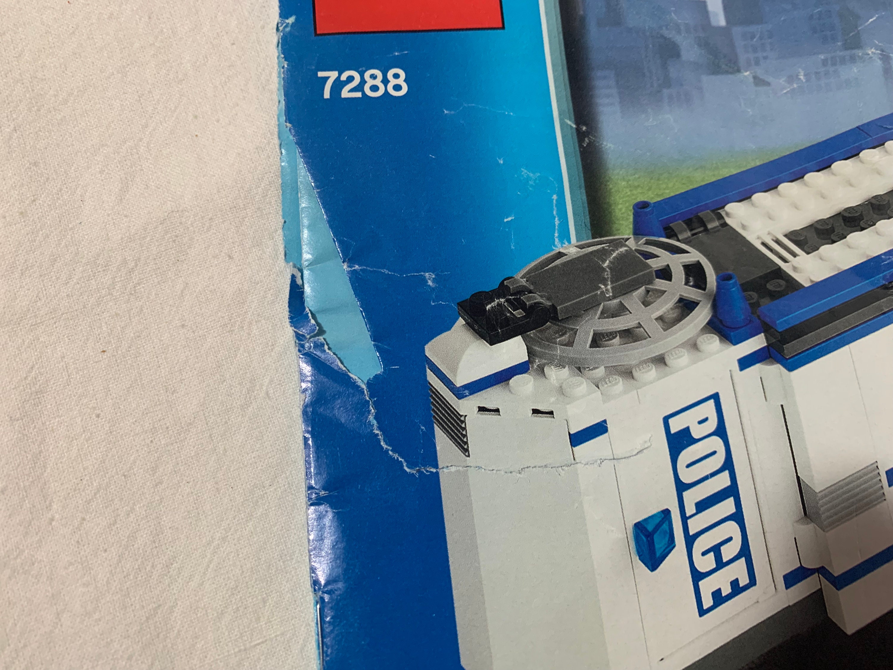 Lego police truck instructions 7288 sale