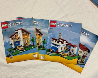 Lego 31012 INSTRUCTION MANUALS ONLY Family House Creator 3-in-1 