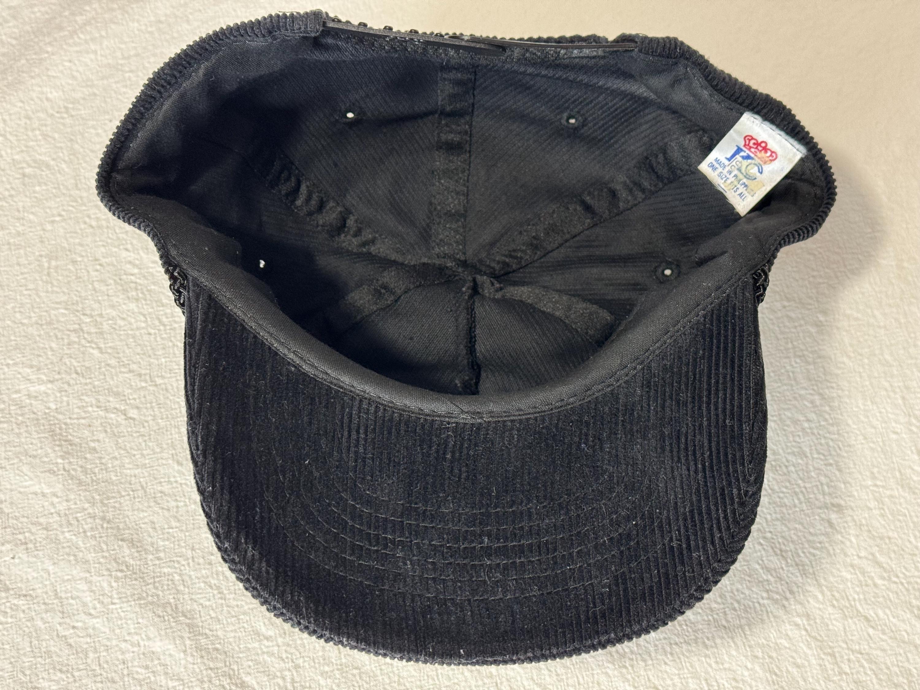 Vintage TMC Trucker Hat, Adjustable Snapback Black Rope