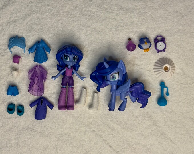 Rare My Little Pony Equestria Girls Princess Luna Potion Princess Set ...