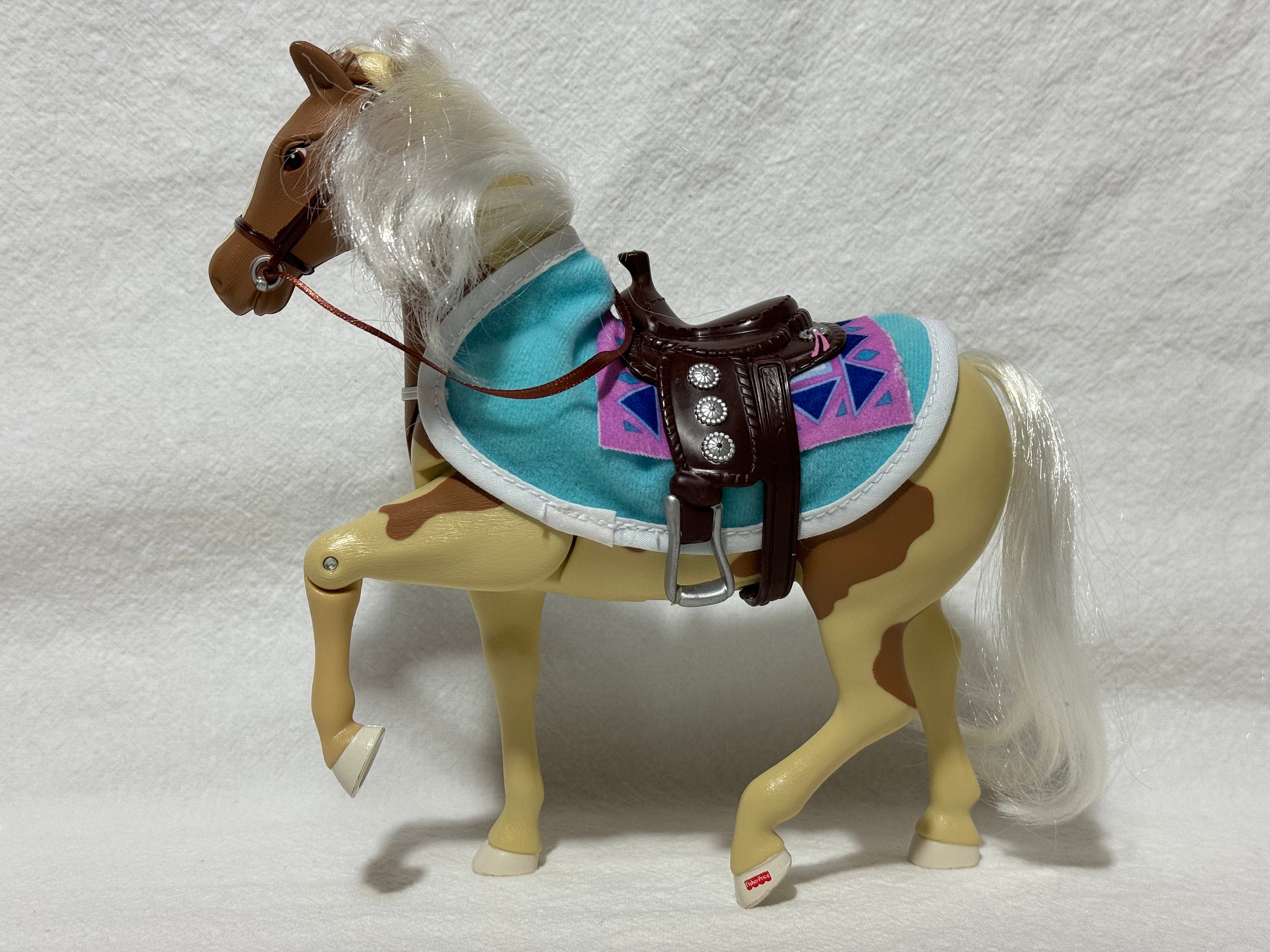 Vintage 2000 Barbie Western Prancing Horse Includes Saddle Sound Not Working Mattel Model 75278 75279 Fast Shipping Etsy