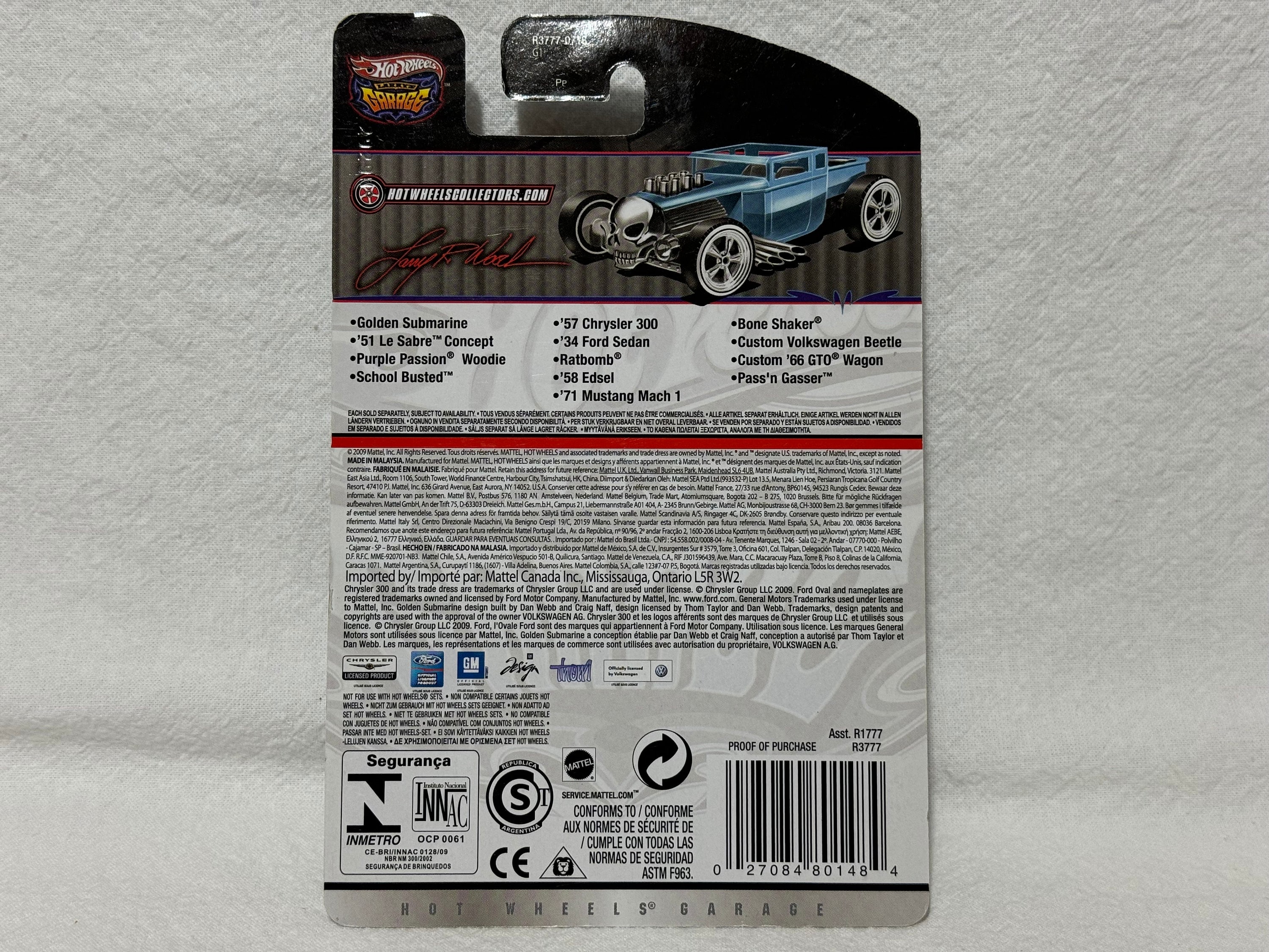 Hot Wheels Larry's Garage カスタムフォルクスワーゲン Hot Wheels Custom Volkswagen Beetle Larry's Garage - R3777