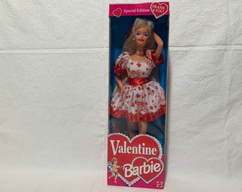 Barbie Doll Valentine Special Edition Mattel 12675, Brand New in Factory Sealed Box, Vintage 1994 Blonde 12 Inch Fashion Doll, Fast Shipping