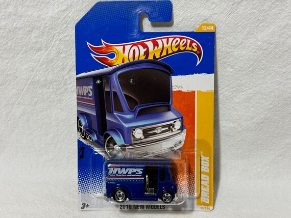 Hot Wheels New Models Blue Bread Box Truck, 13/44, “faster Than