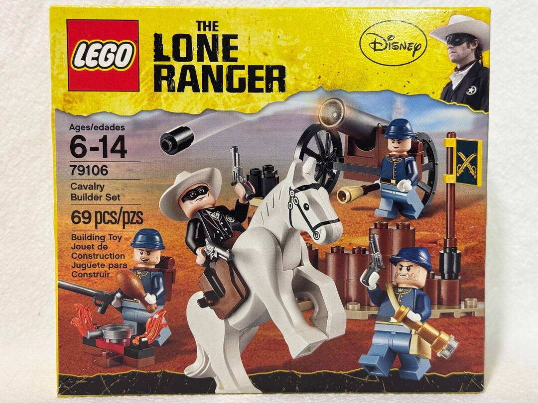 Lego 79106 the Lone Ranger Cavalry Builder Set 69 Pieces 4 Minifigures ...