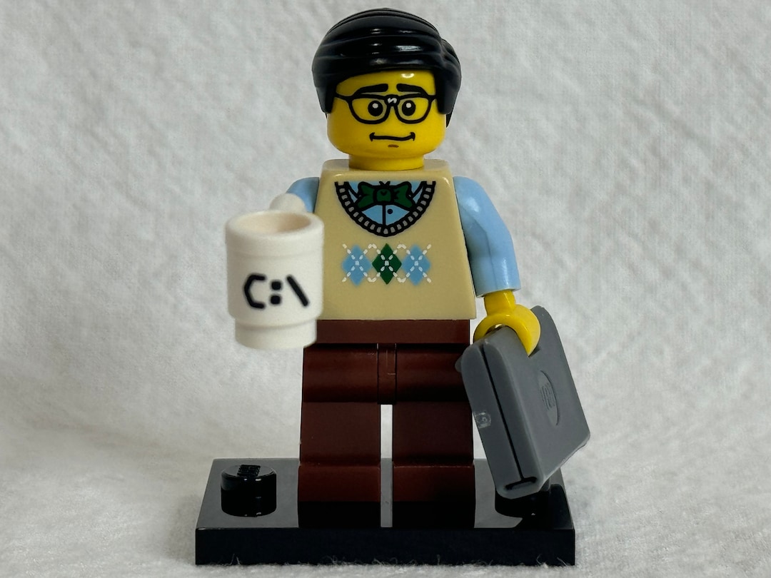 Lego Computer Programmer Minifigure 8831-12 CMF Series 7, Retired ...