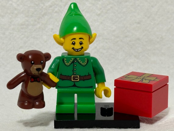 Lego Holiday Elf Minifigure 71002 7 CMF Series 11 Retired Includes Accessories and Stand Mint Condition Adult Collector Fast Shipping Etsy