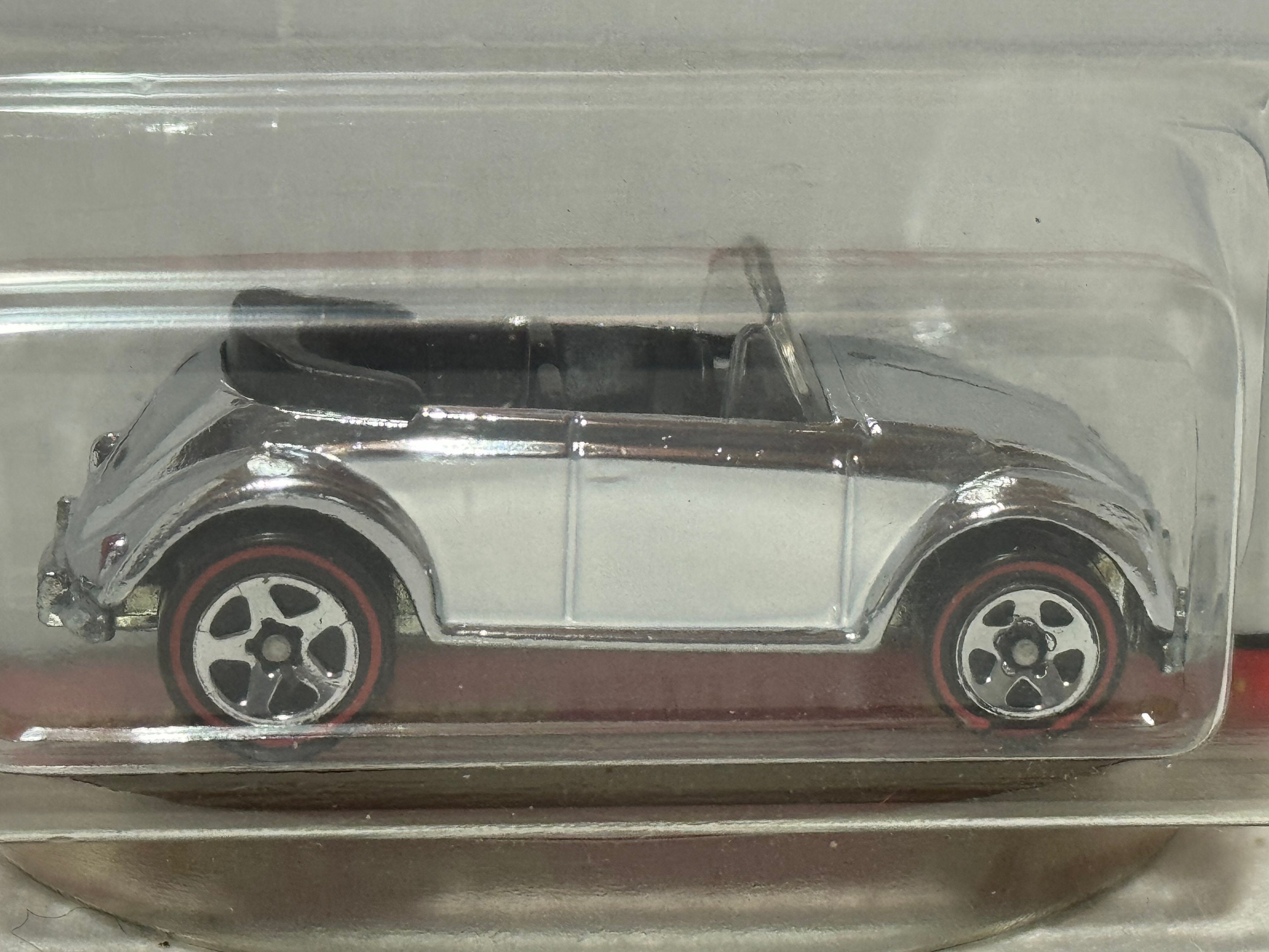 Hot Wheels Classics Series 2 Chrome White VW Bug Convertible 21 of