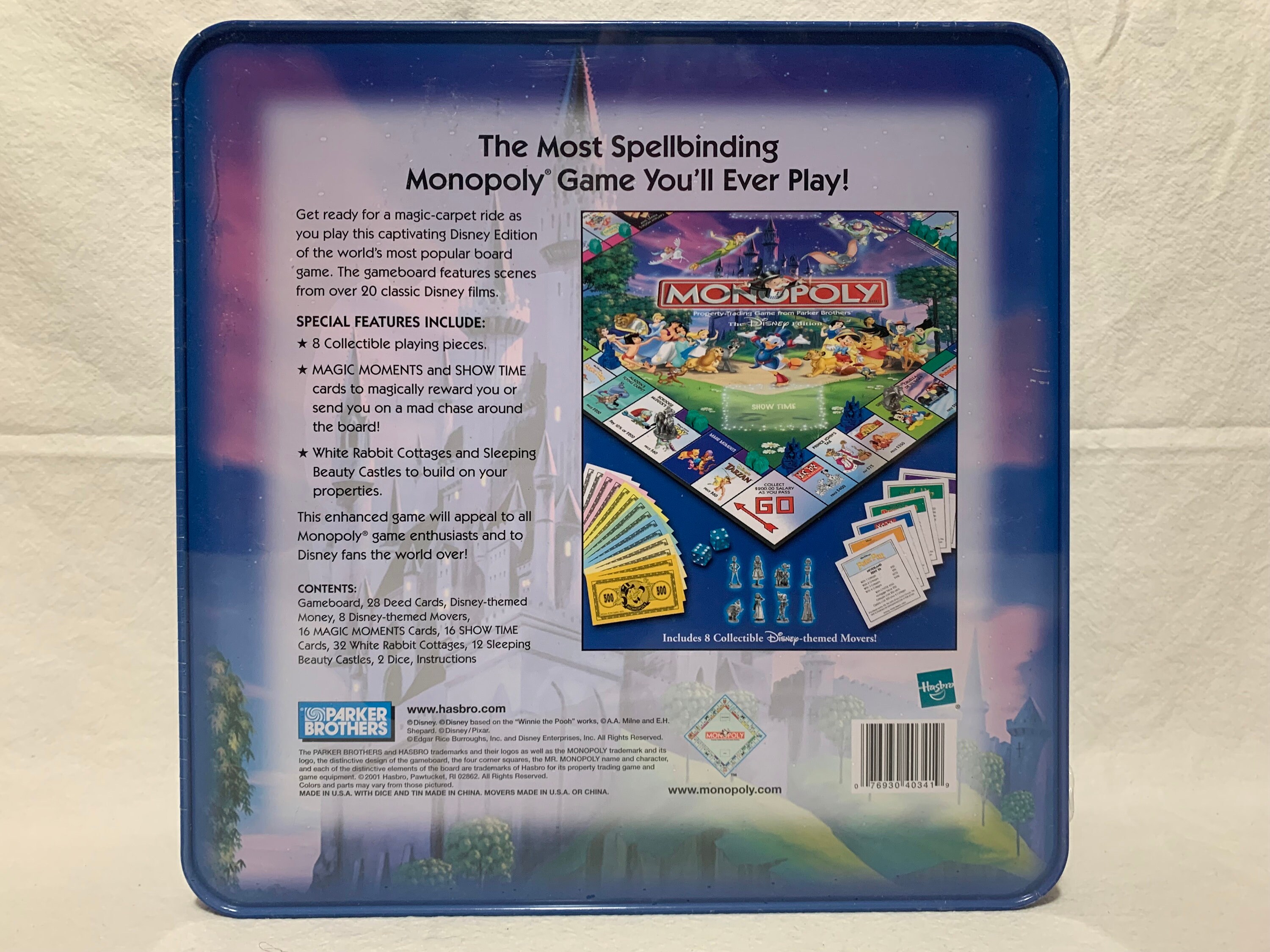 Monopoly Disney Edition 2001 Toy R Us Exclusive Collectible