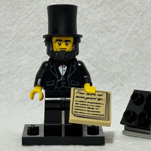 Lego abraham lincoln minifigure hotsell
