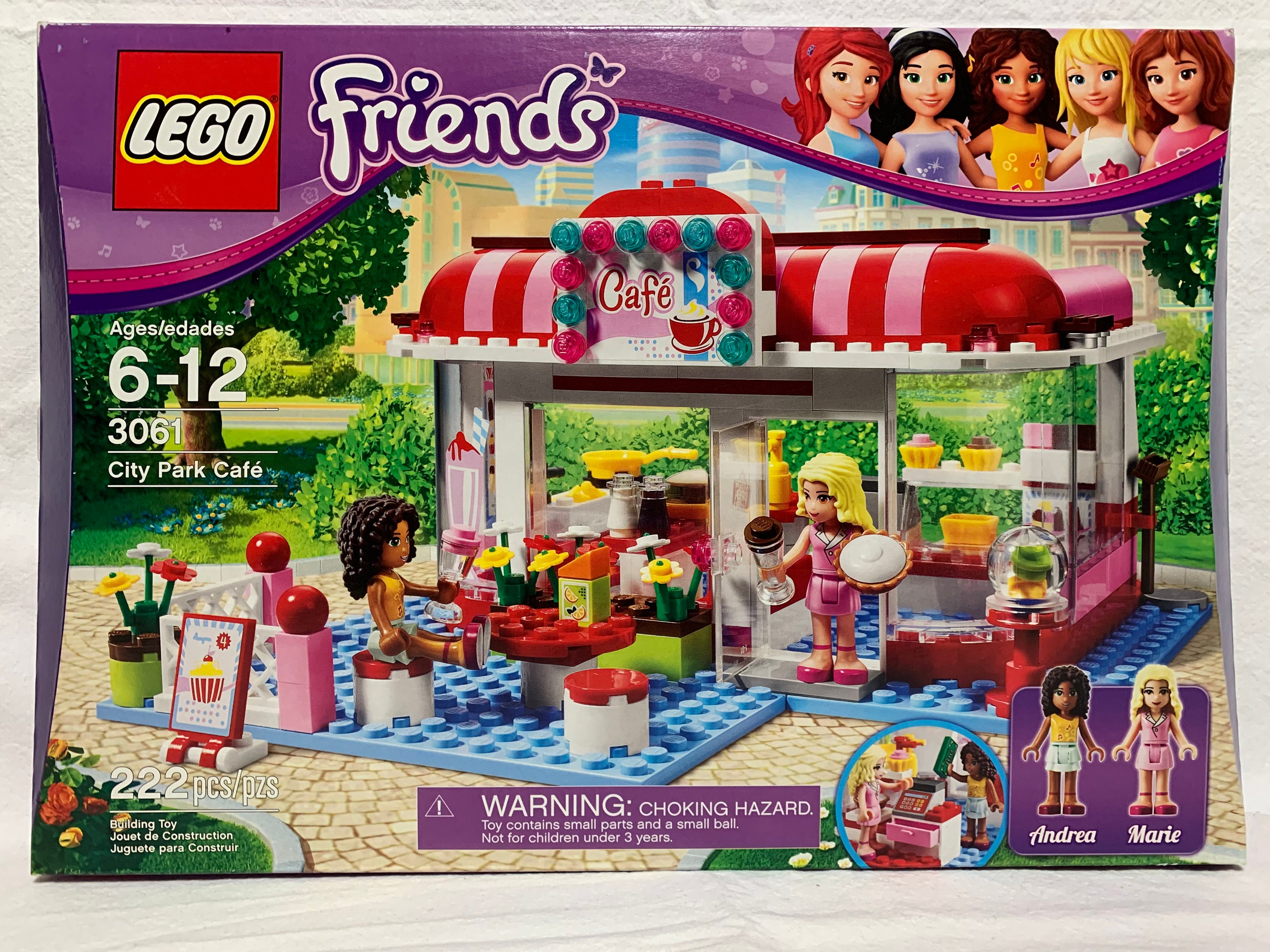 LEGO FRIENDS: City Park Cafe (3061) Pre-Owned w/box instructions