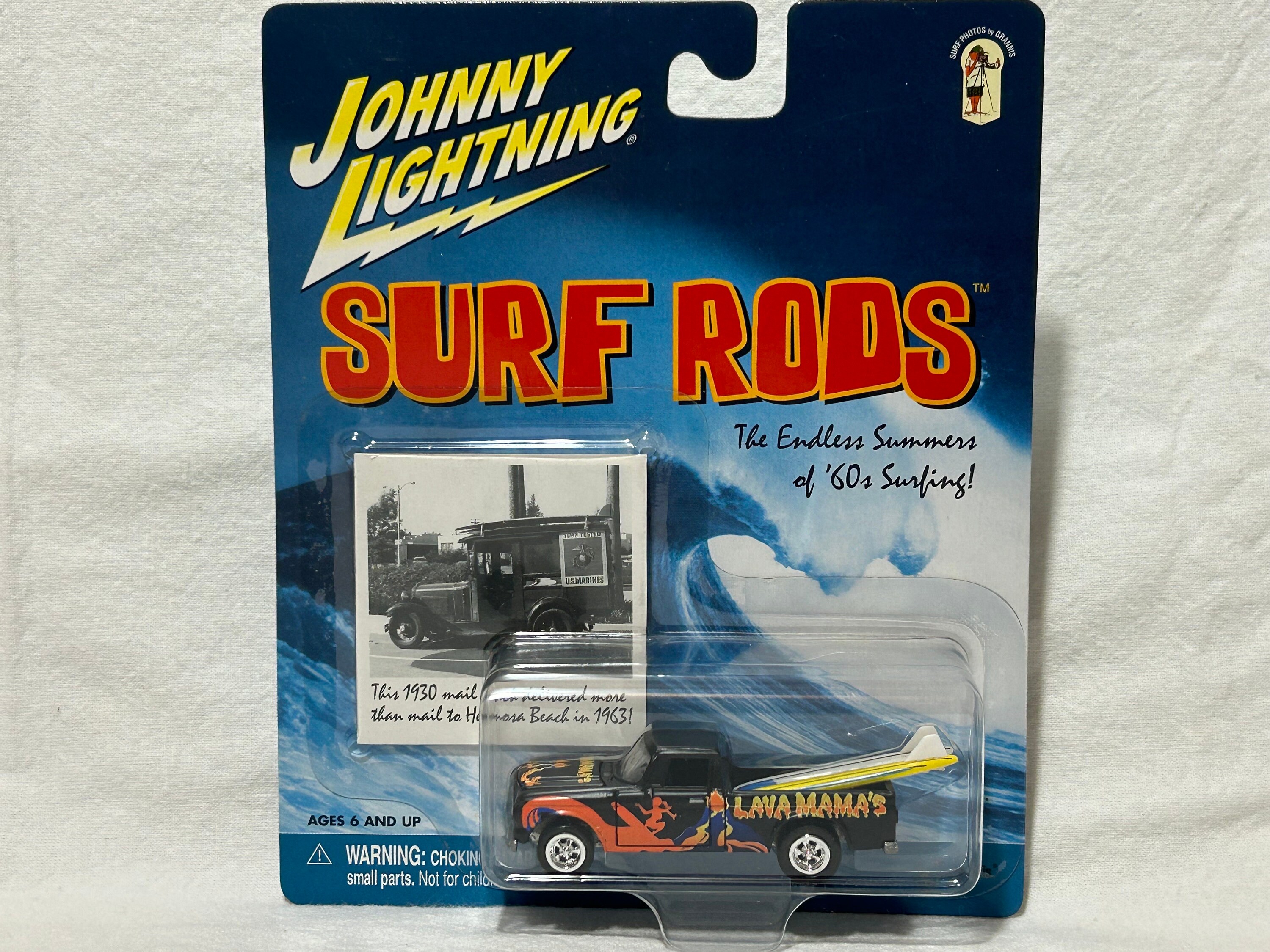 Johnny Lightning Surf Rods - Finks Speedwagon Model A Ford Woody - Global Diecast Direct
