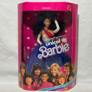 Rare Vintage 1989 Asian Barbie Doll United States Committee for UNICEF Special Edition, New in Box NIB NRFB, Factory Sealed, Fast Shipping