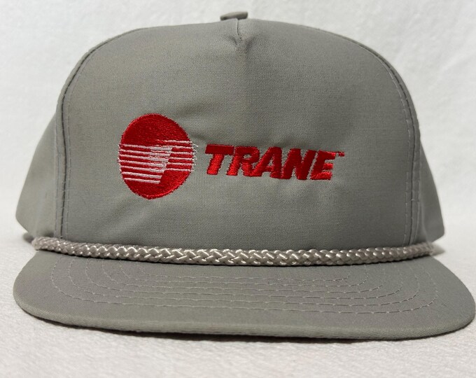 Vintage Trane HVAC Trucker Hat, Adjustable Snapback Gray Country Gear ...