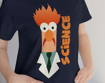 Beaker Science T-Shirt | Funny Muppet Shirt | Meep Meep Beaker | Hilarious Muppet Show Tee | Humorous T-Shirt Design