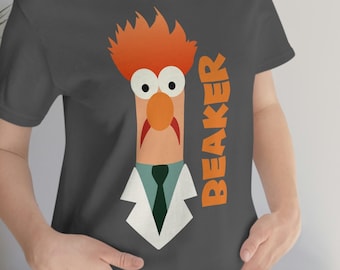 Beaker Fun T-Shirt | Funny Muppet Shirt | Meep Meep Beaker | Hilarious Muppet Show Tee | Humorous T-Shirt Design