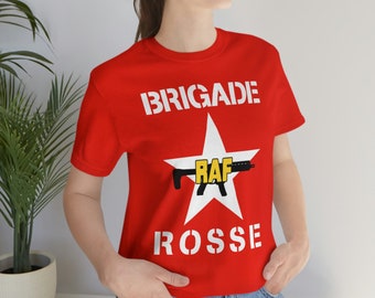 Brigade Rosse Tribute T-Shirt | Joe Strummer Inspired Design | Revolutionary Vibes | Vintage Punk Aesthetic | Red Brigade for the Revolution