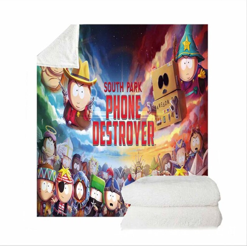 South Park Blankets Home Decorations For Bedspread Couch Etsy