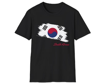 South Korean Flag Shirt, Korean Shirt, South Korean Colors, Korean American, American Korean Gift, South Korea Shirt, South Korea Gift